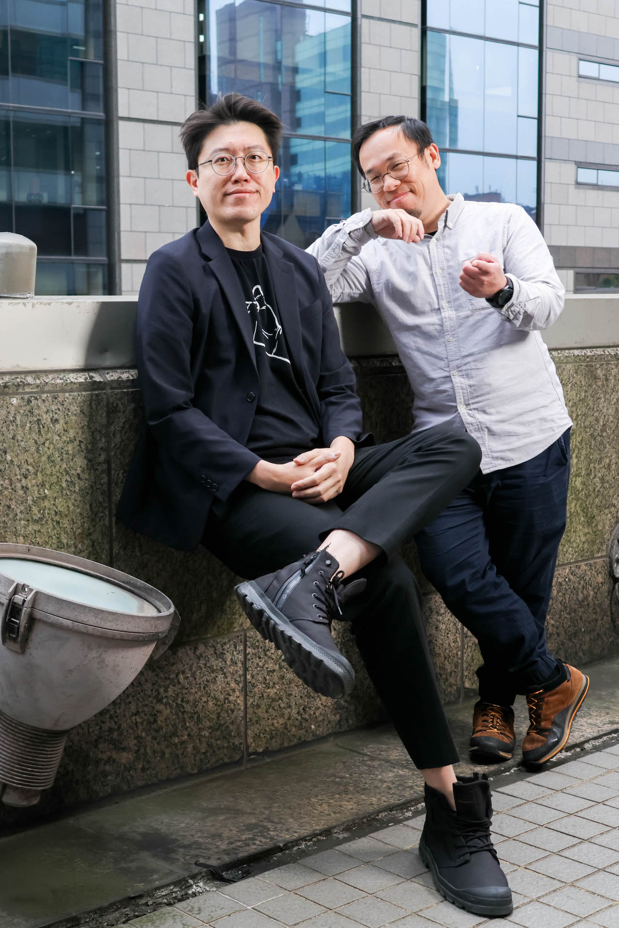 有30公分「最萌身高差」的阿達、康康認識超過20年。（圖／娛樂中心）