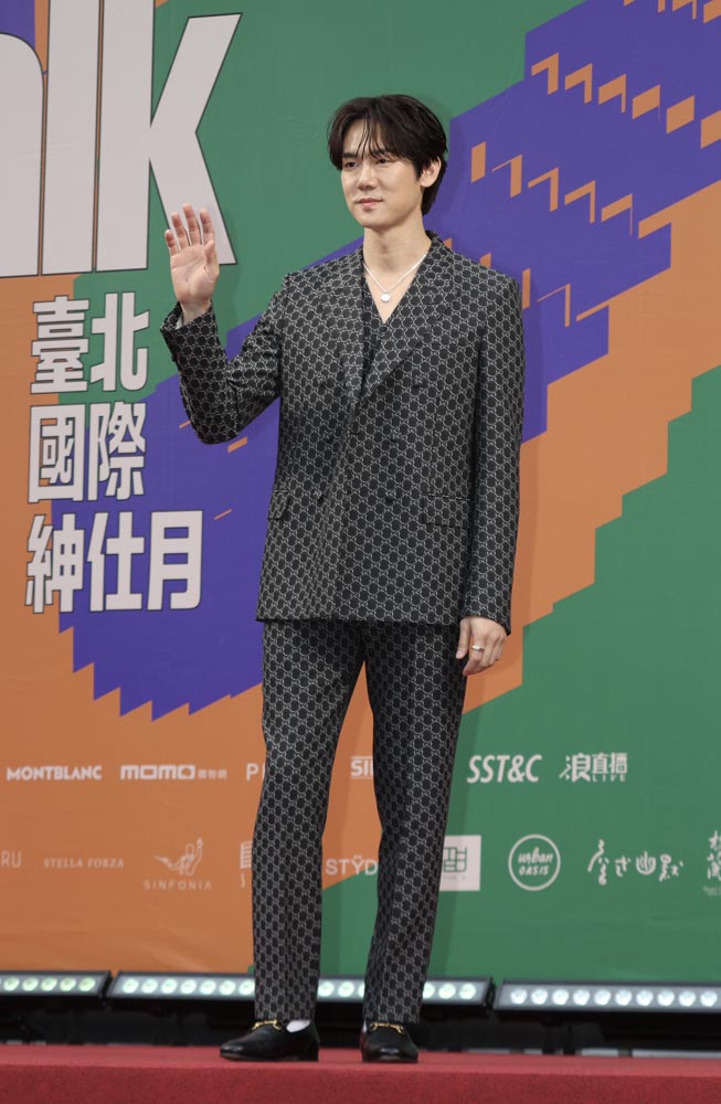 柳演錫首次因為工作來台。（圖／記者蔡依庭攝）