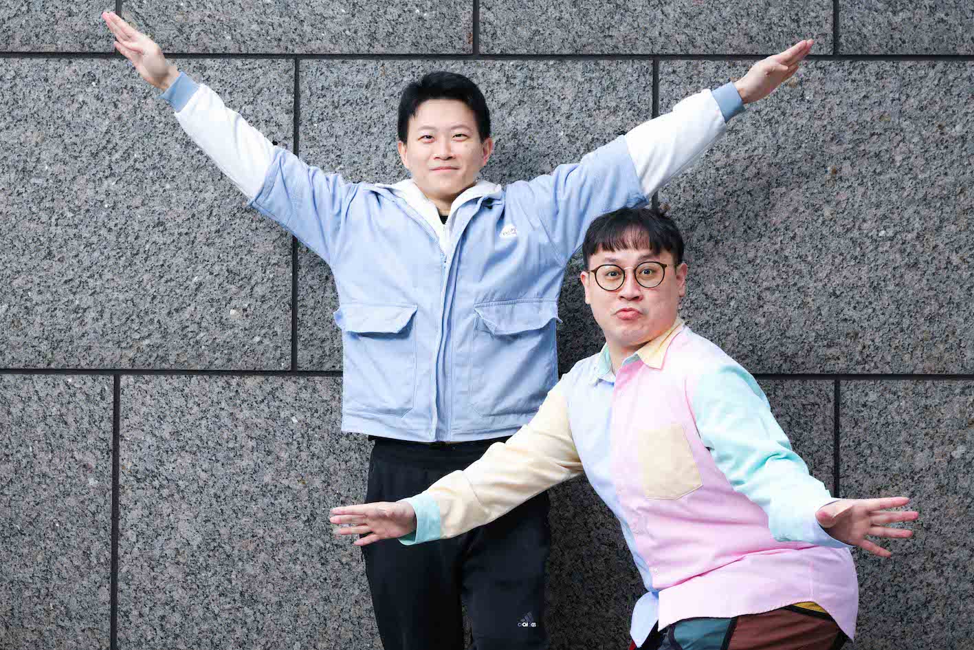 董軒（右）、耿賢身為喜劇演員偶爾還是會走心。（圖／娛樂中心）