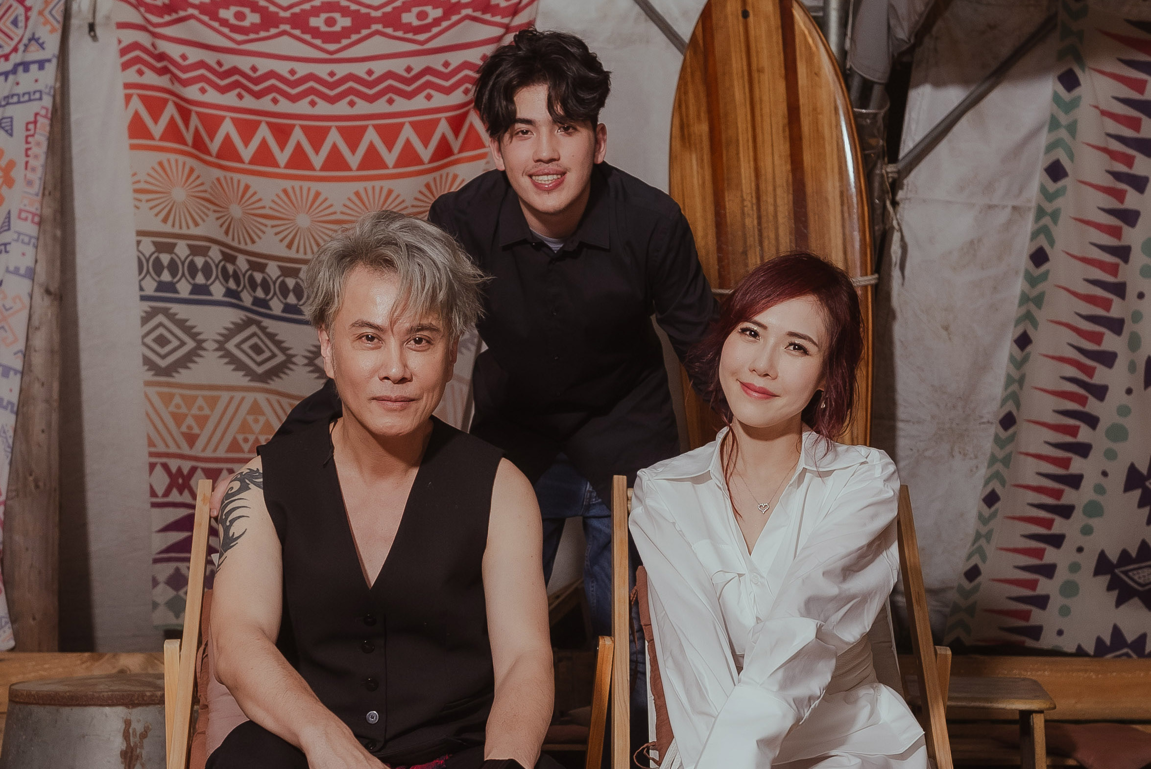 江志豐找來姪子Tony演出吳申梅新歌MV男主角。（圖／放音樂提供）