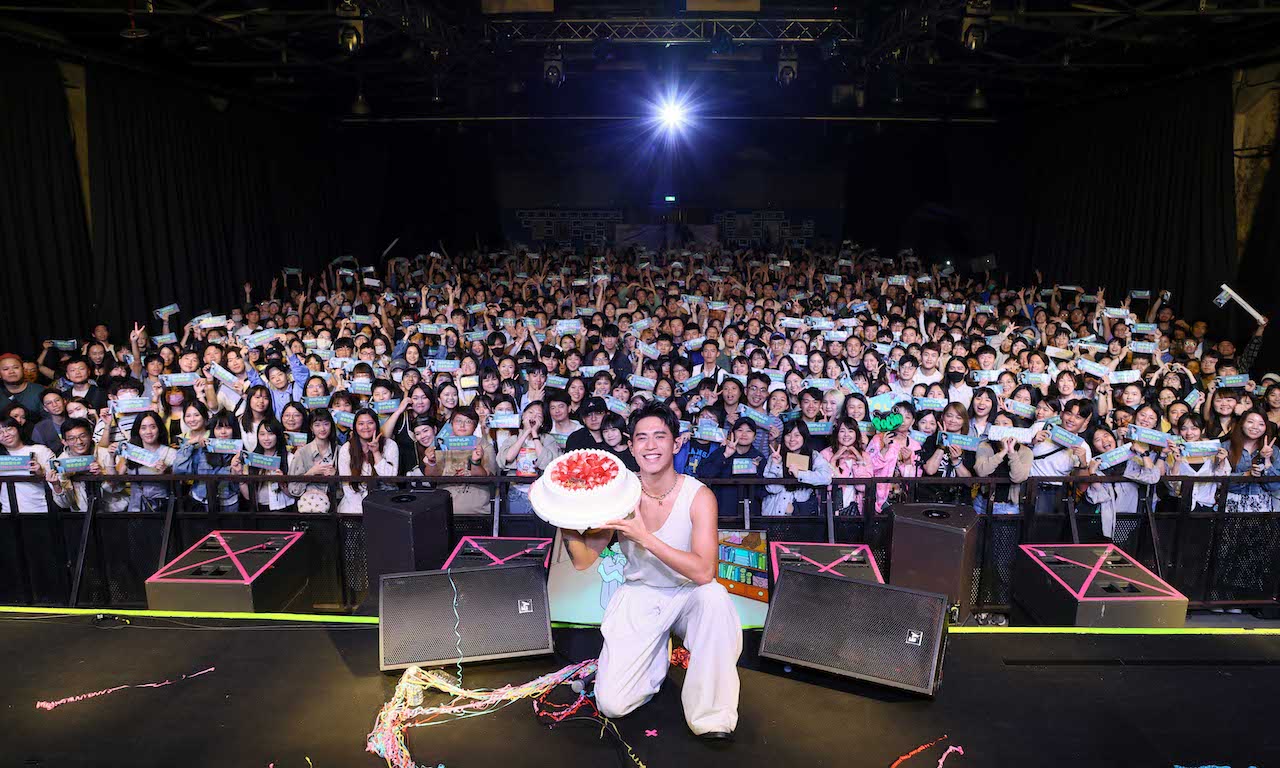 柏霖收到歌迷生日祝福。（圖／寬宏提供）