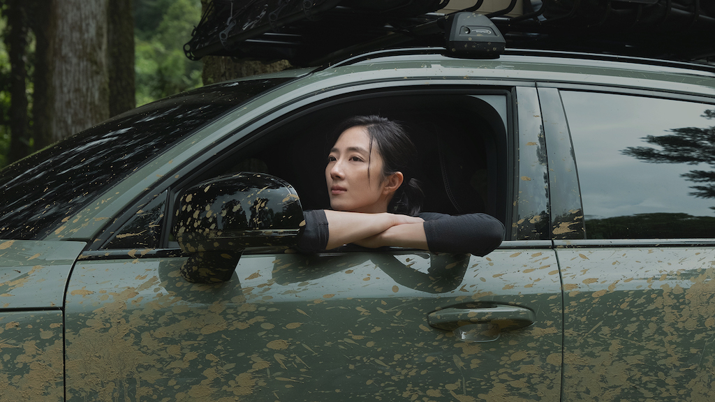 桂綸鎂喜歡走進大自然。（圖／國際富豪汽車提供）