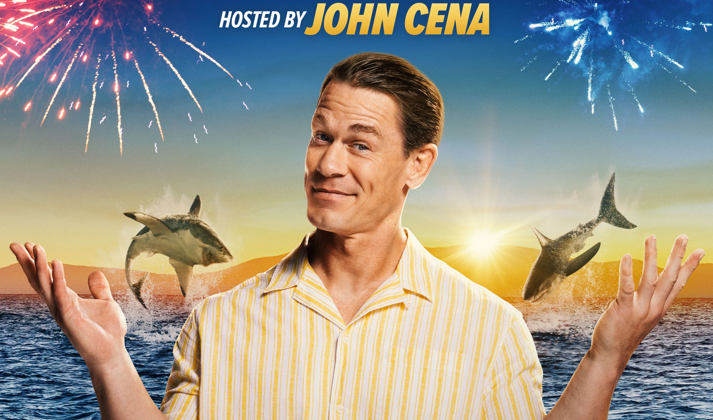 約翰·希南今年受邀宣傳《鯊魚週》。（圖／Discovery 提供）