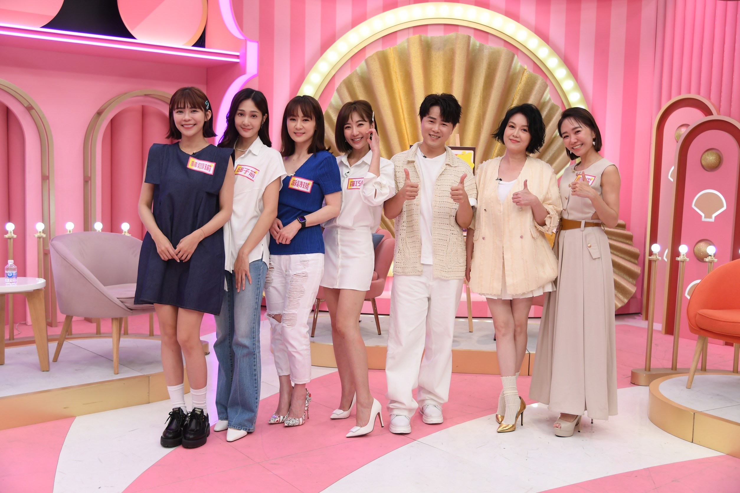 《願望》演員何依霈、羅巧倫、林萱瑜、游詩璟、邱子芯上節目分享拍戲心酸。（圖／三立提供）