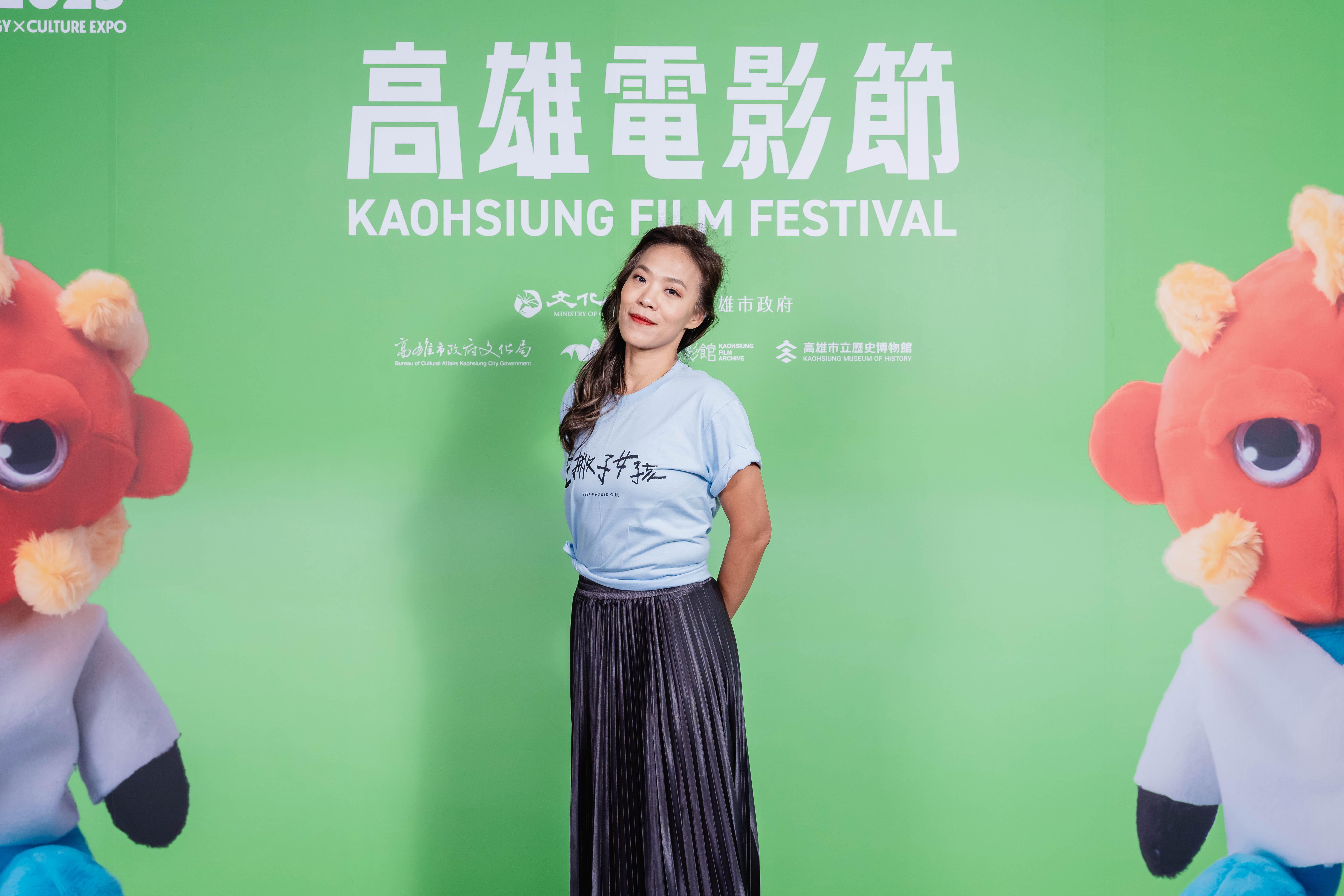 鄒時擎執導《左撇子女孩》入圍9項大獎，感謝西恩貝克的協助。（圖／高雄電影節提供）