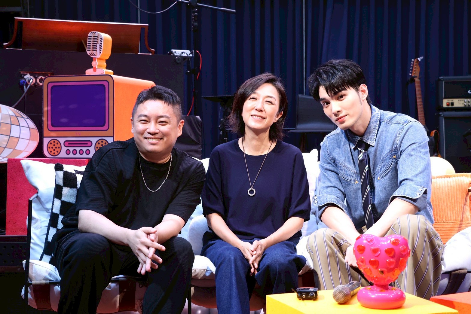 黃韻玲、左光平、黃偉晉出席2025《唱 我們的歌》金曲再現講唱會。（圖／記者王人傑攝）
