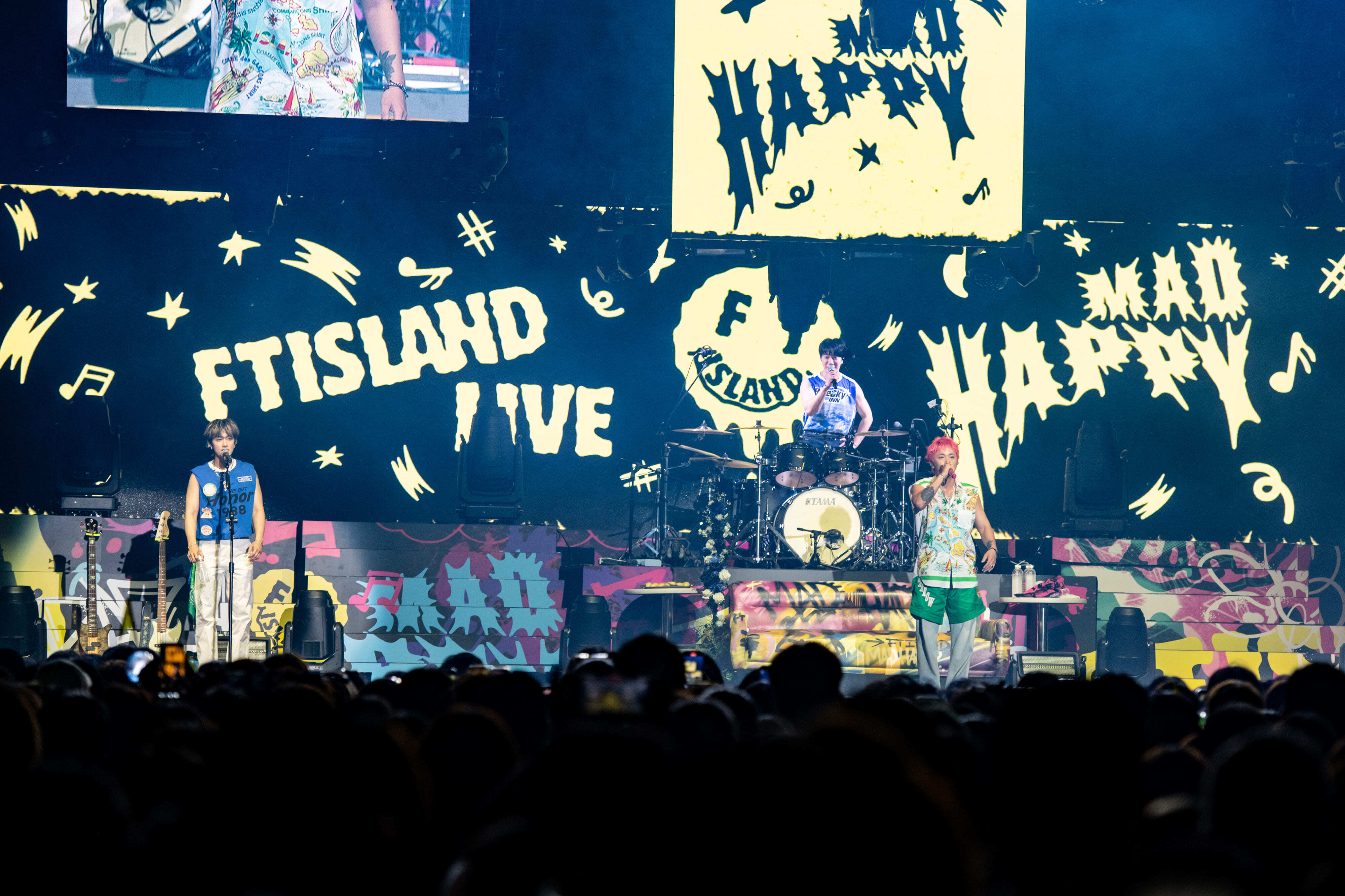 FTISLAND來台演出表演多首經典歌曲。（圖／讀者提供）