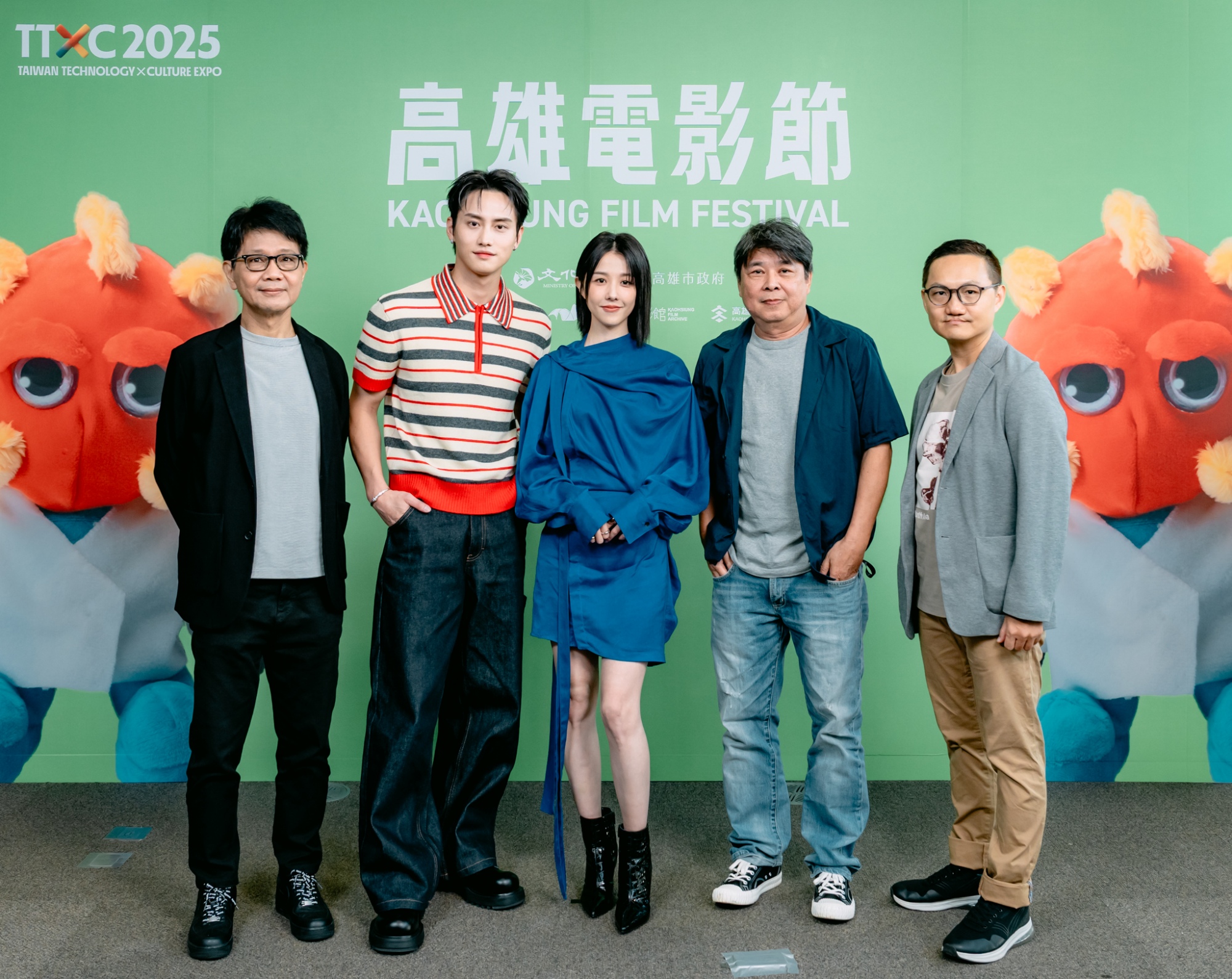 《人浮於愛》製作人侯文詠（左一）透露光是重拍就多燒了兩三千萬。（圖／高雄電影節提供）