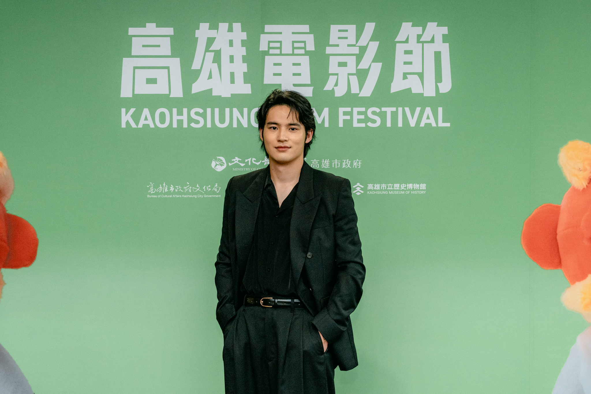 水上恒司外型帥氣，被不少粉絲認為長得像金城武。（圖／高雄電影節提供）