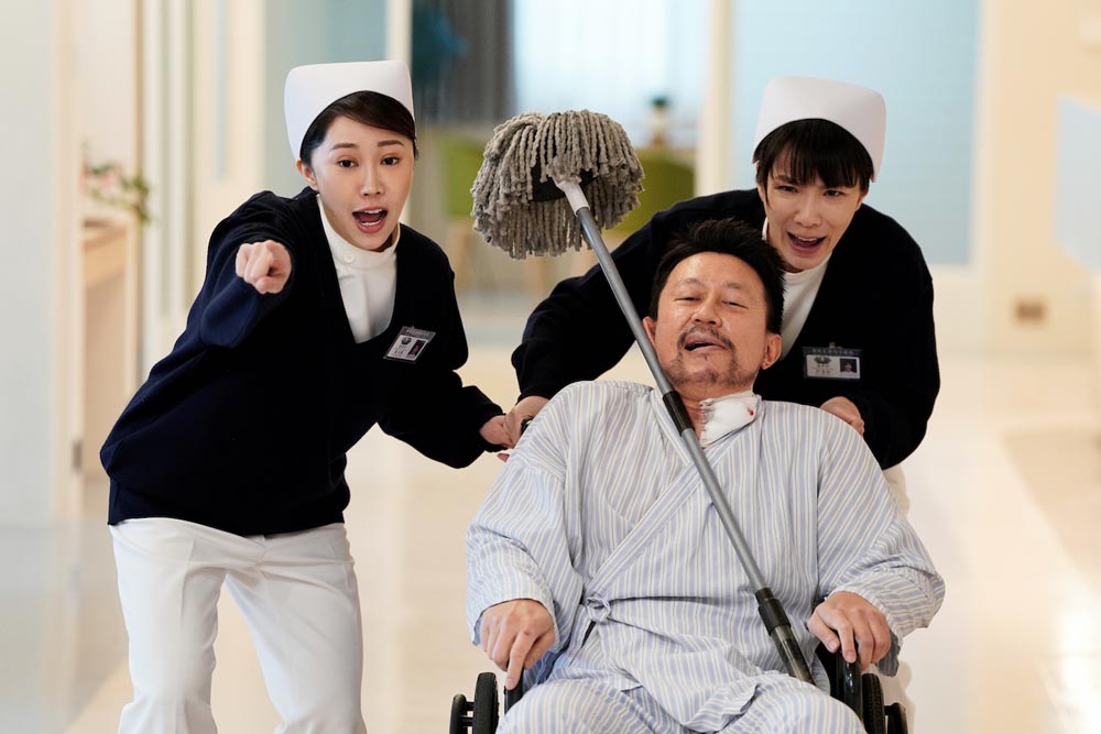 徐灝翔在大愛劇《生日快樂》中飾演一位罹患頭頸癌末病人。(圖/大愛提供)