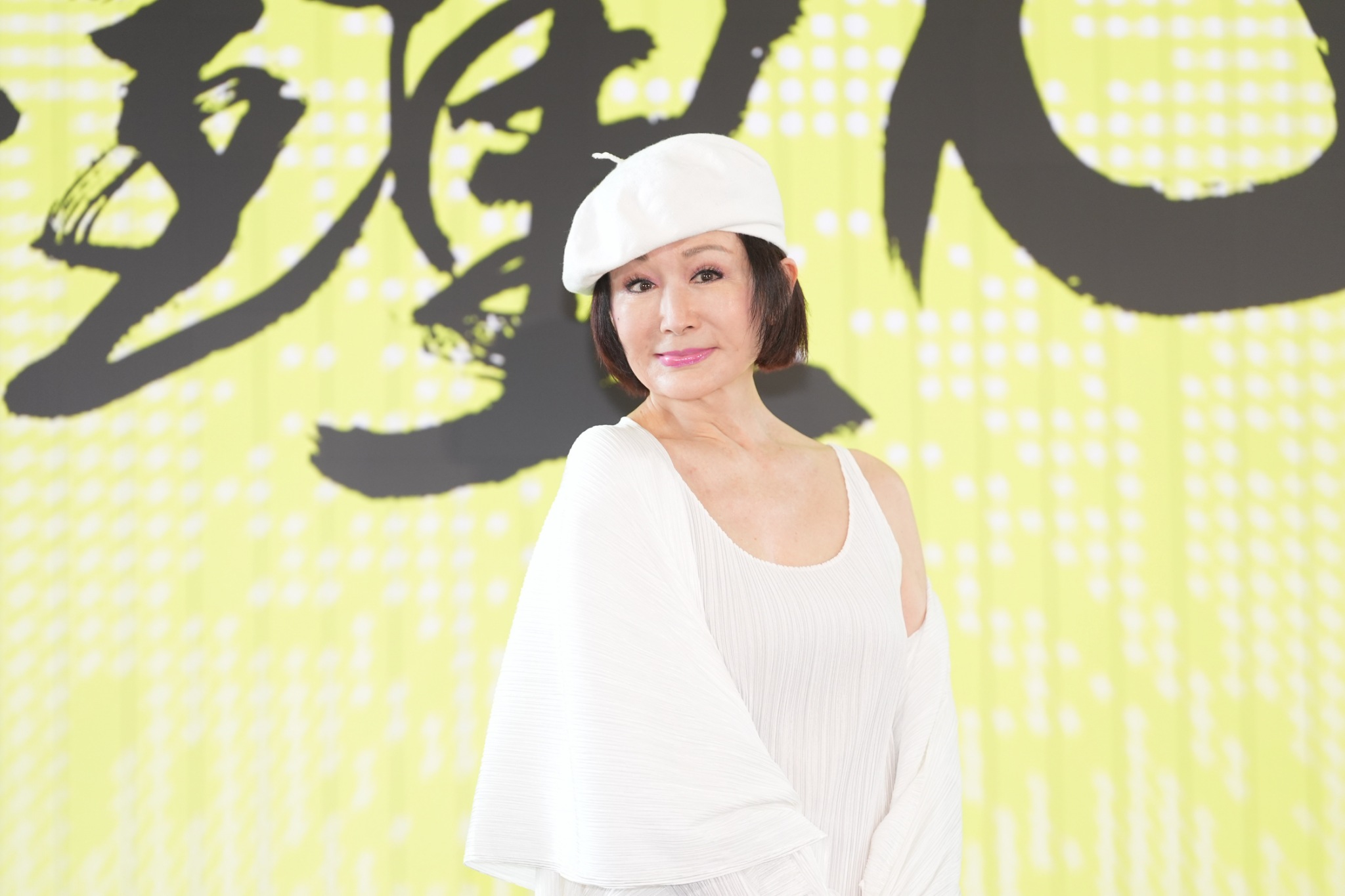 76歲「一代女皇」潘迎紫太美了。（圖／記者陳明中攝）