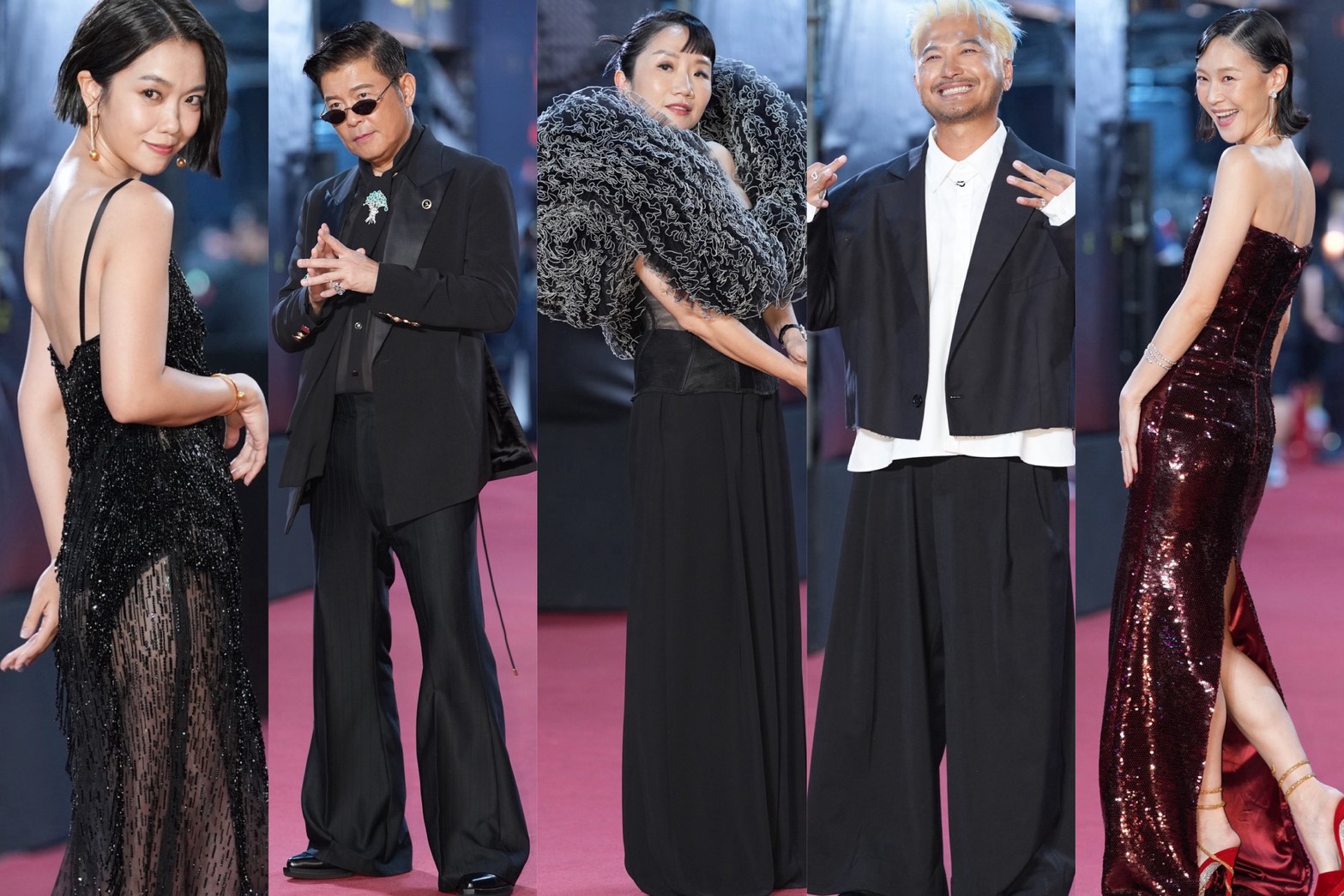 大霈(左起)、曾國城、陶晶瑩、KID、鍾瑶。(圖/記者許方正攝)