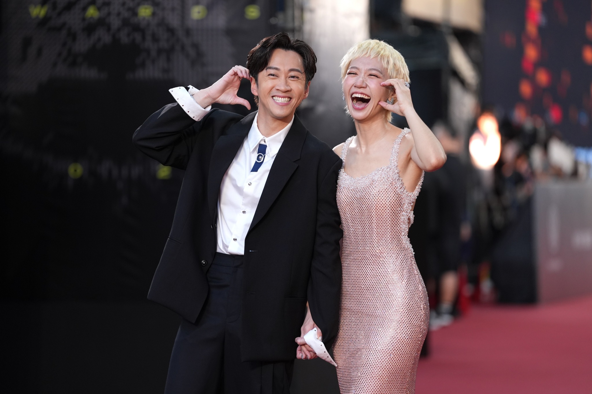 LuLu、陳漢典宣布結婚喜訊後，首次同台亮相。