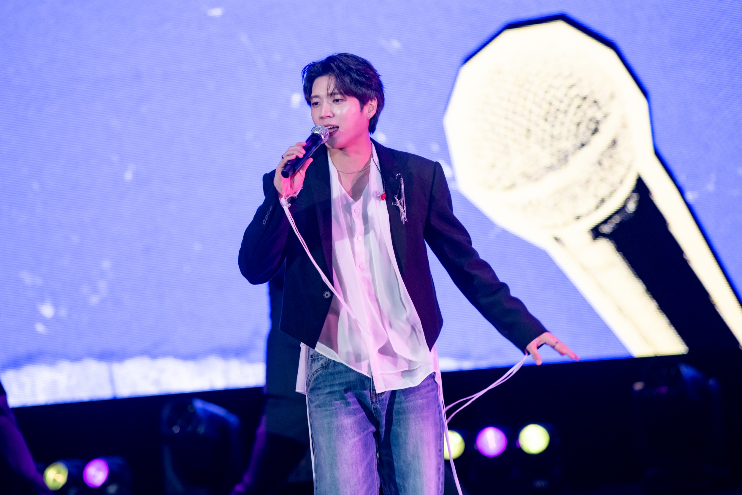 南優賢親切的用台語跟大家打招呼。(圖/D-SHOW提供)