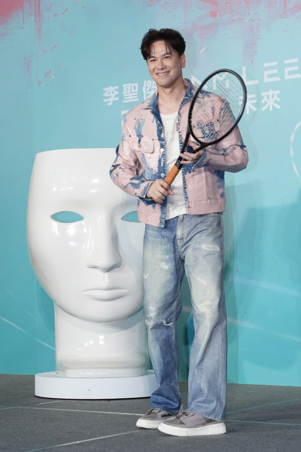 李聖傑希望另一半「會打網球加分」。(圖/記者許方正攝)