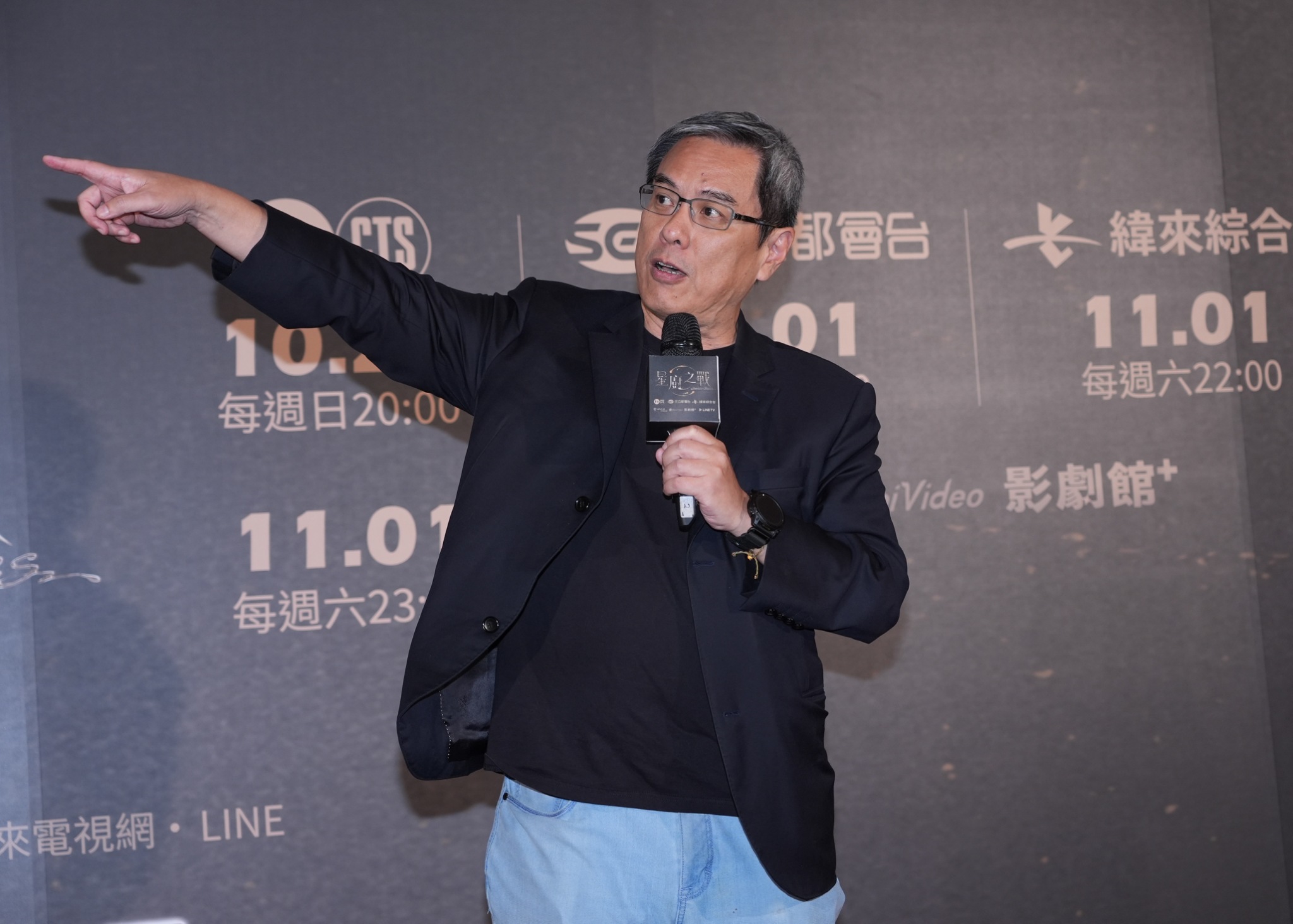 緯來電視網董事長李鐘培對節目收視相當看好。（圖／記者陳明中攝）