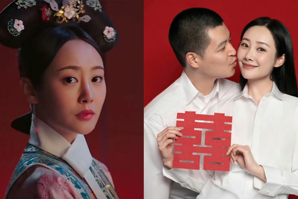 曾出演《如懿傳》的中國女星李純結婚了。(圖/翻攝微博)