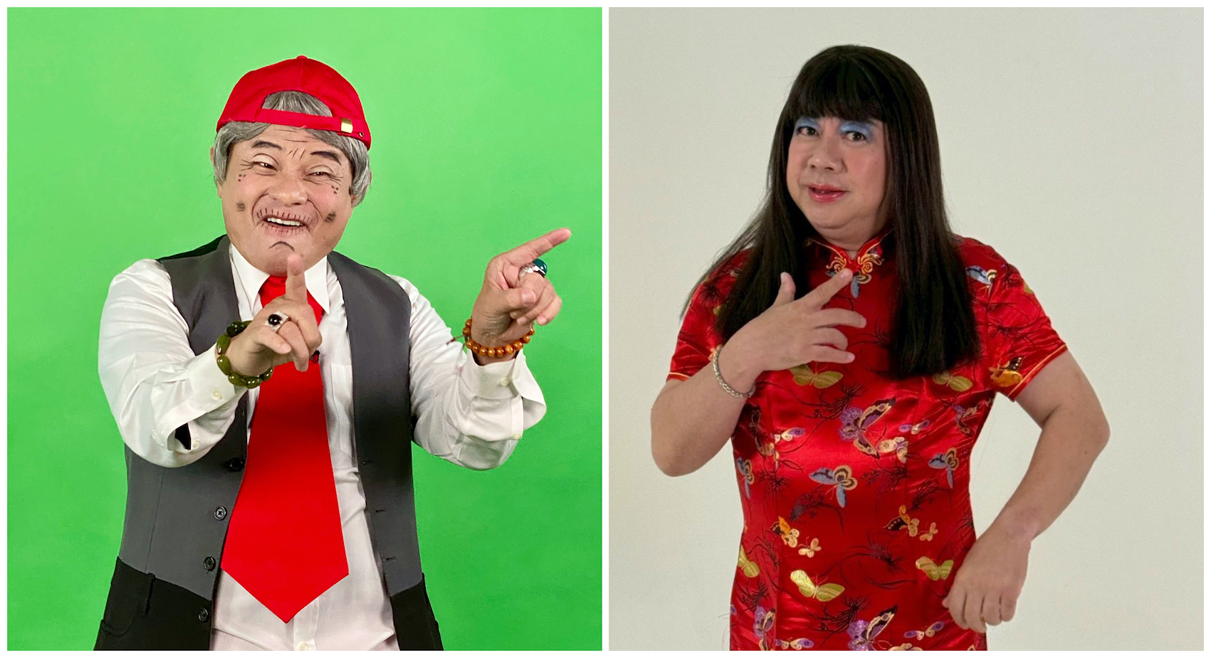 《紅白勝利》的董月花董至成，以及「歡喜玉玲瓏」福州伯許效舜重返舞台。（圖／三立提供）