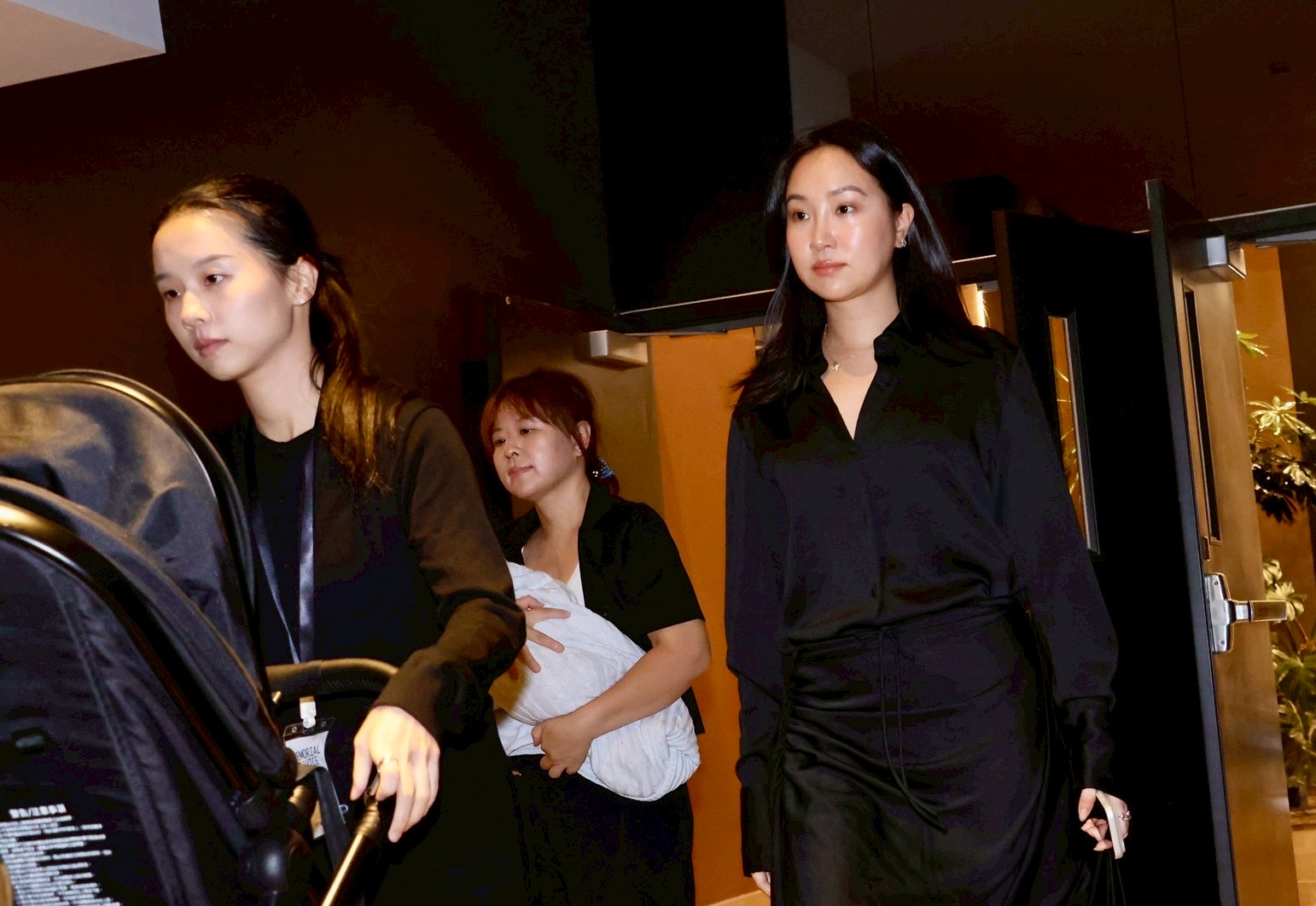 楊祐寧老婆阿梅稍後到場。(圖/記者許方正攝)