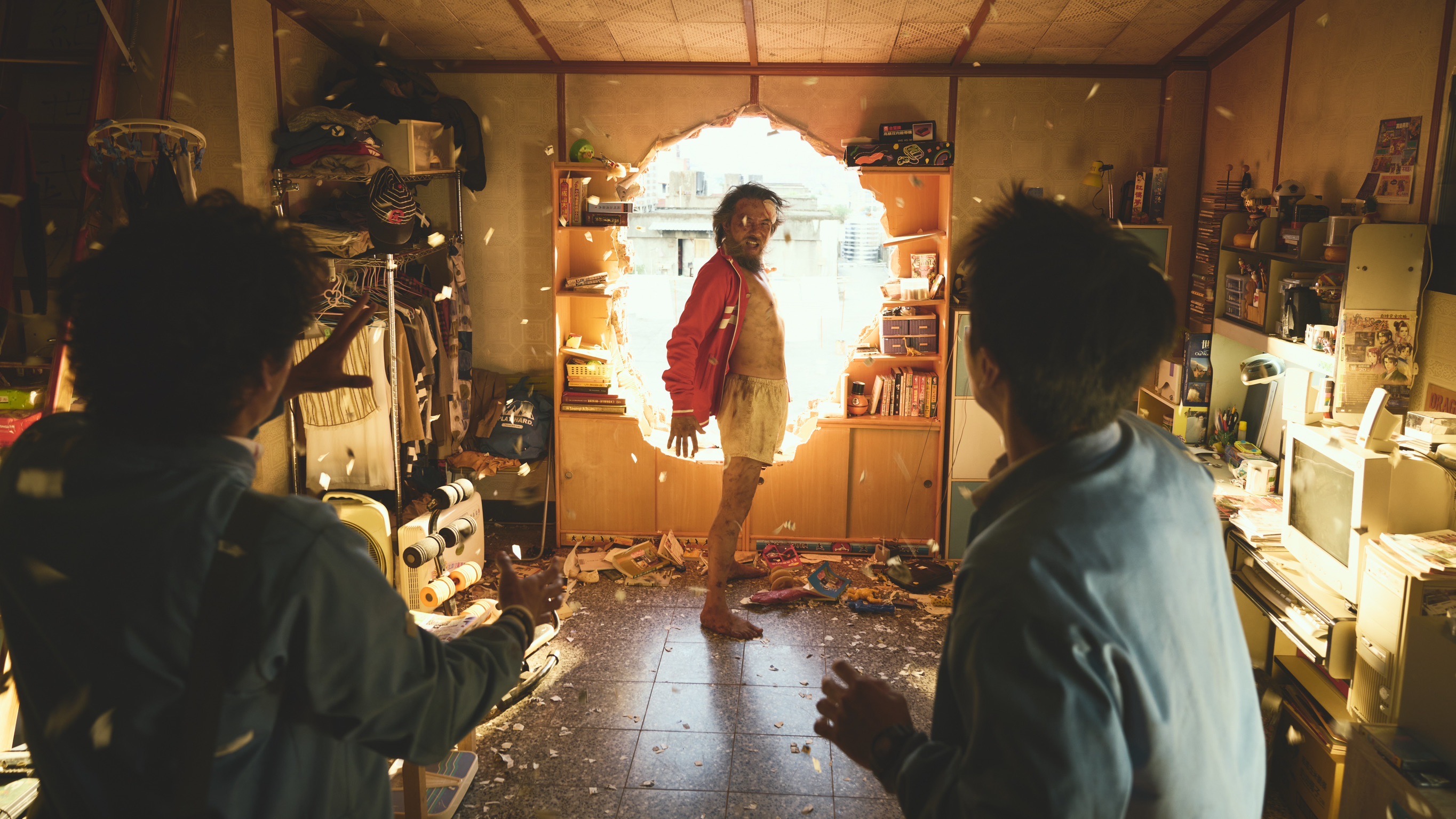 預告片由戴立忍鏗鏘有力的一句:「有一種東西叫正義!」揭開序幕。(圖/麻吉砥加提供)