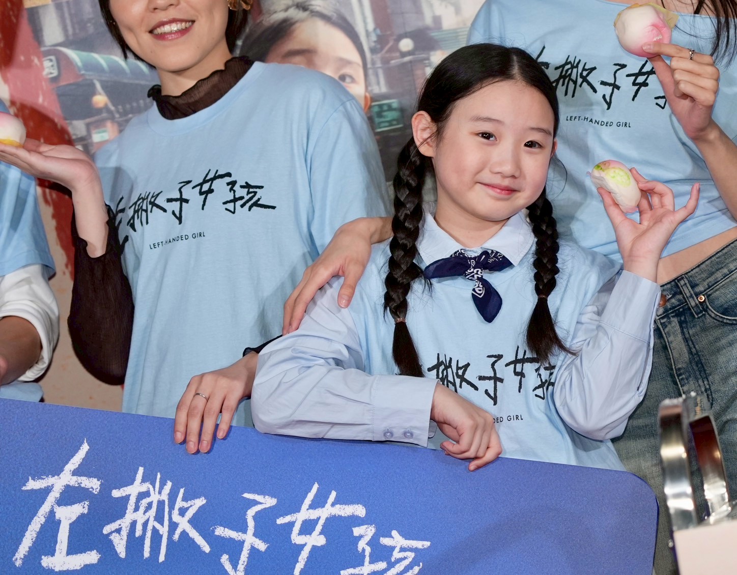 葉子綺真的太可愛了!(圖/記者陳明中攝)