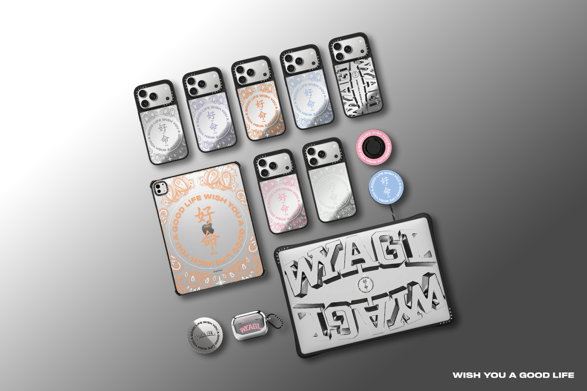 Wish You A Good Life祝您好命與CASETiFY再合作。(圖/ CASETiFY)