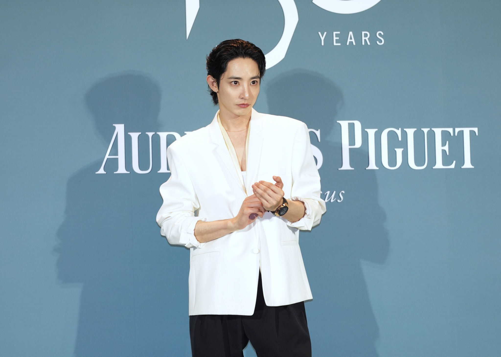 李洙赫被推測有望現身週末GD大巨蛋演唱會。（圖／陳明中攝）