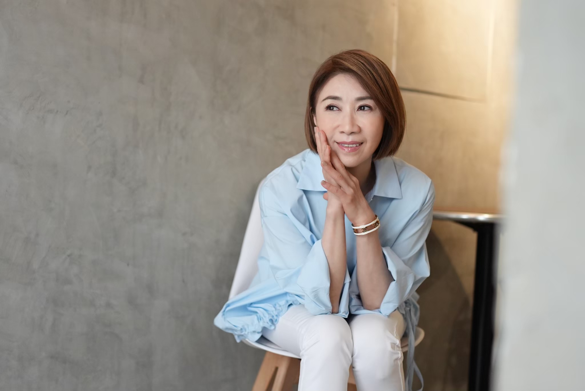 李翊君不在意只能是苦情歌手。（圖／記者陳明中攝）