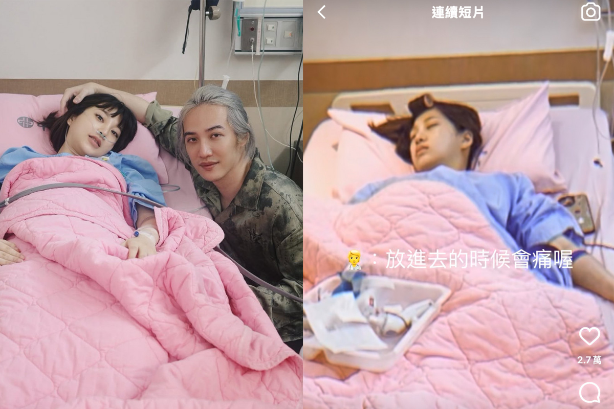 熊仔把老婆李優「挨針呻吟」寫成歌。（圖／翻攝熊仔IG）