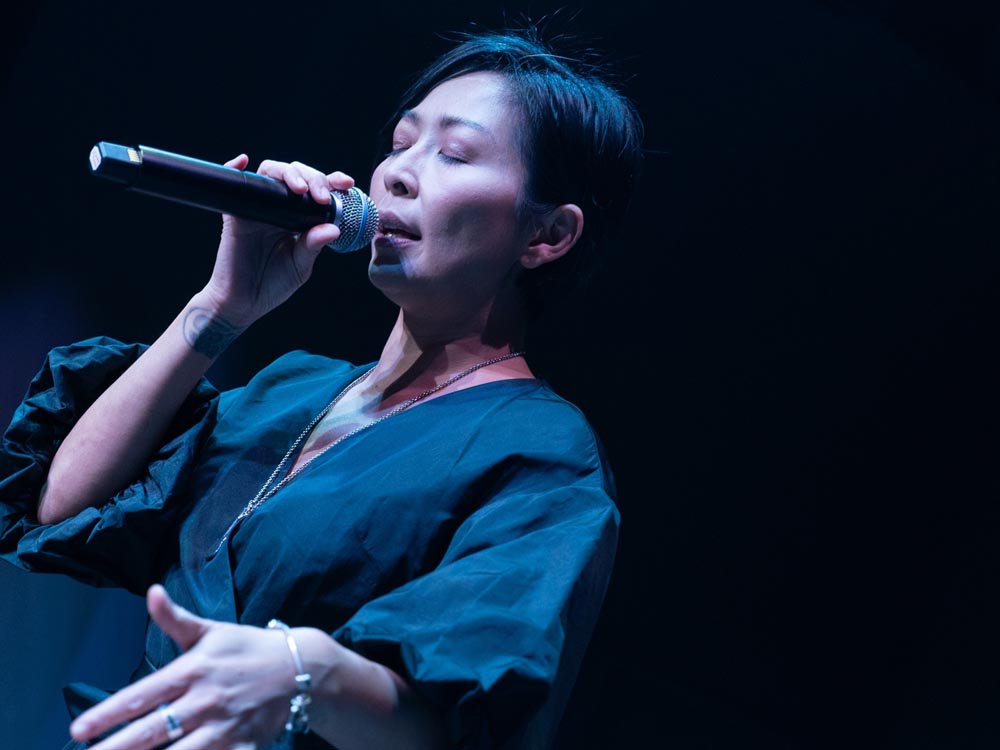 林曉培演唱〈心動〉,全唱跟著唱。(圖/杰思國際娛樂提供)