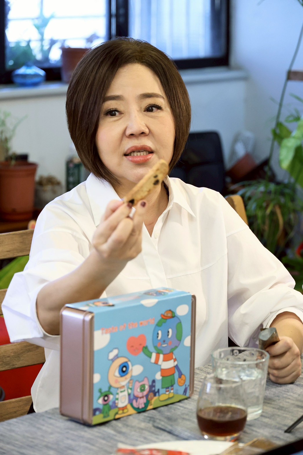 于美人介紹東西都很有說服力。（圖／記者王人傑攝）