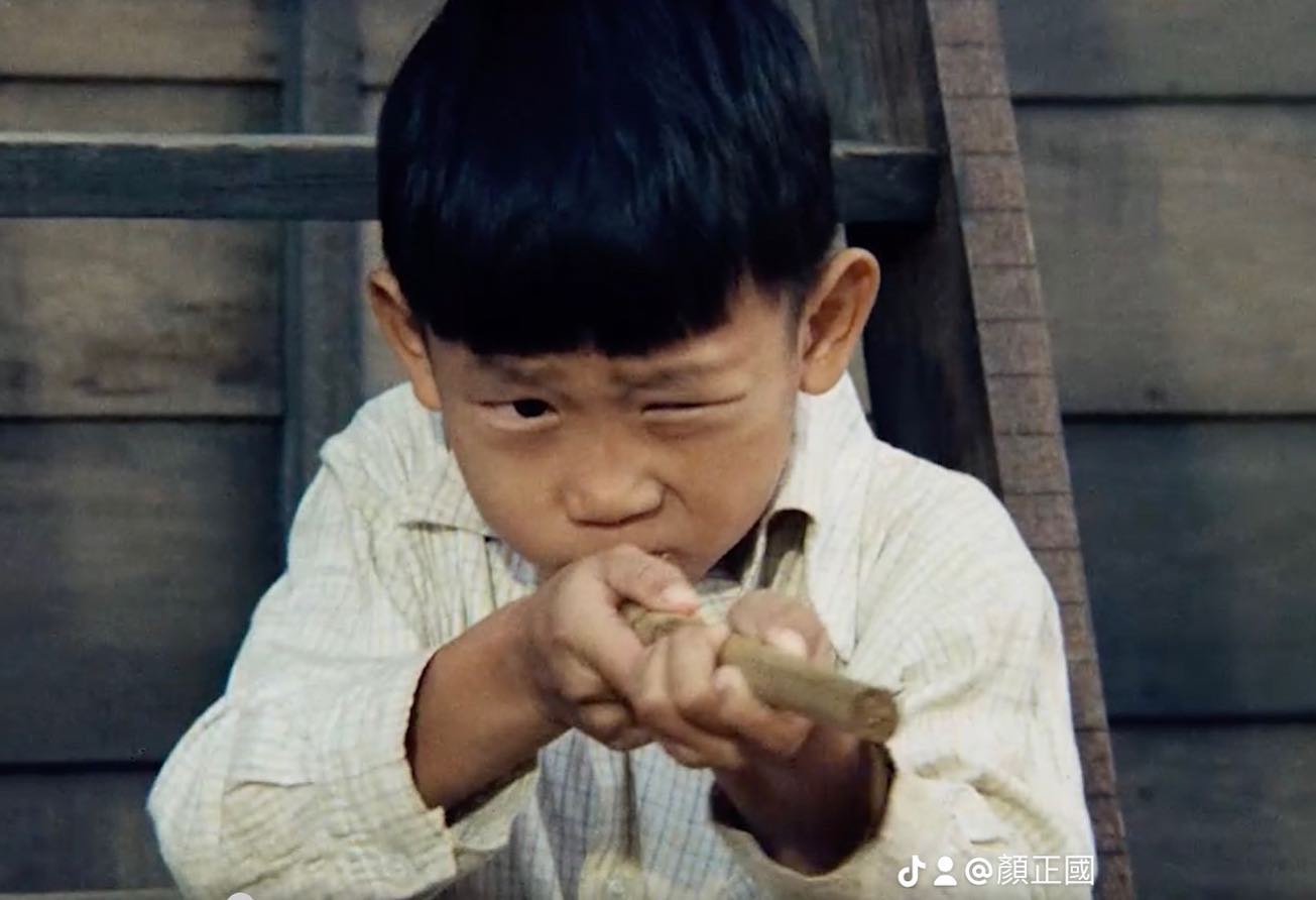 顏正國4、5歲便參與電影演出。圖／翻攝顏正國臉書）