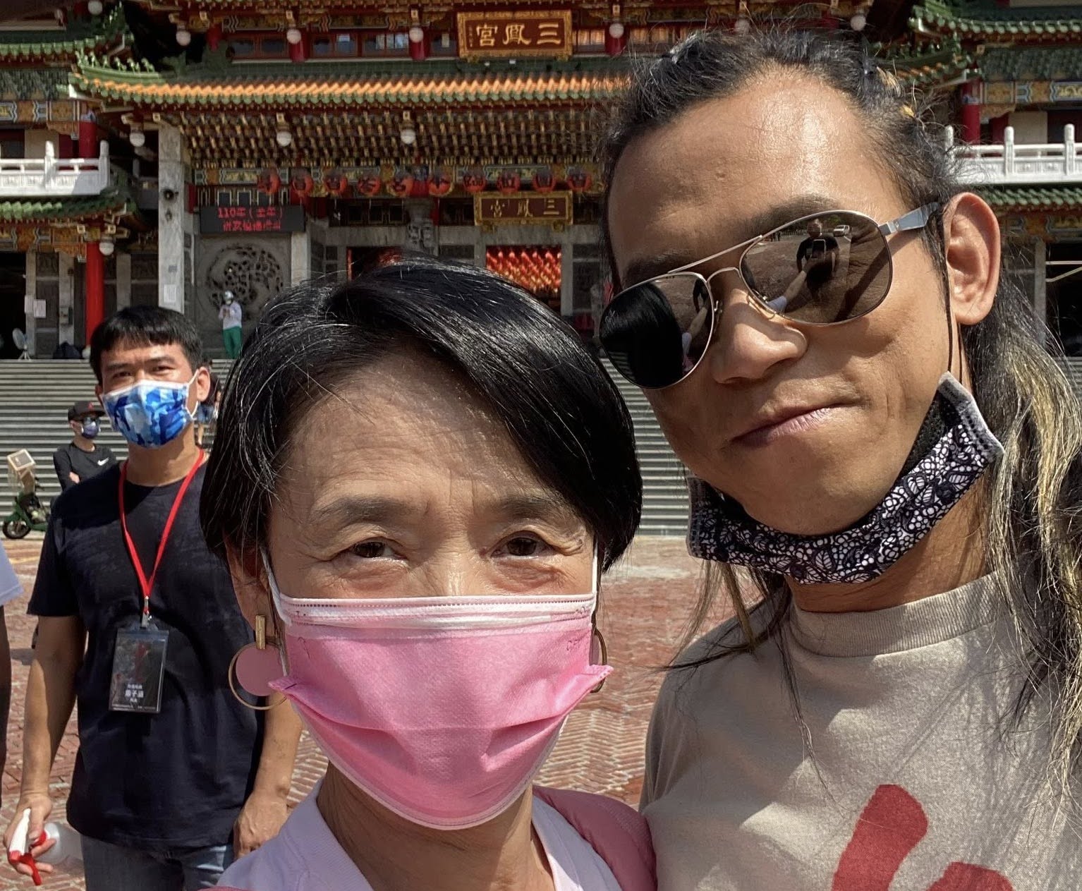譚艾珍在《好小子》中演出顏正國奶奶，兩人結緣至今。（圖／翻攝自譚艾珍臉書）