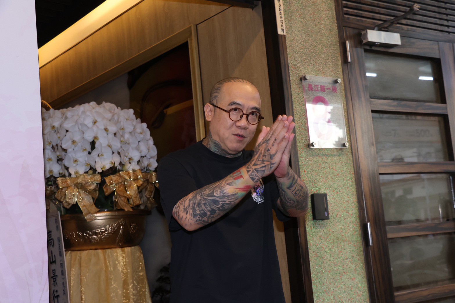 鋼鐵爸表示，顏正國離世前體重暴瘦，只有58公斤。（圖／王人傑攝）