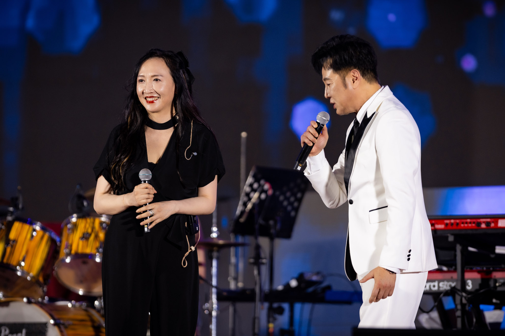 陽帆夫婦一同登台。（圖／三立提供）
