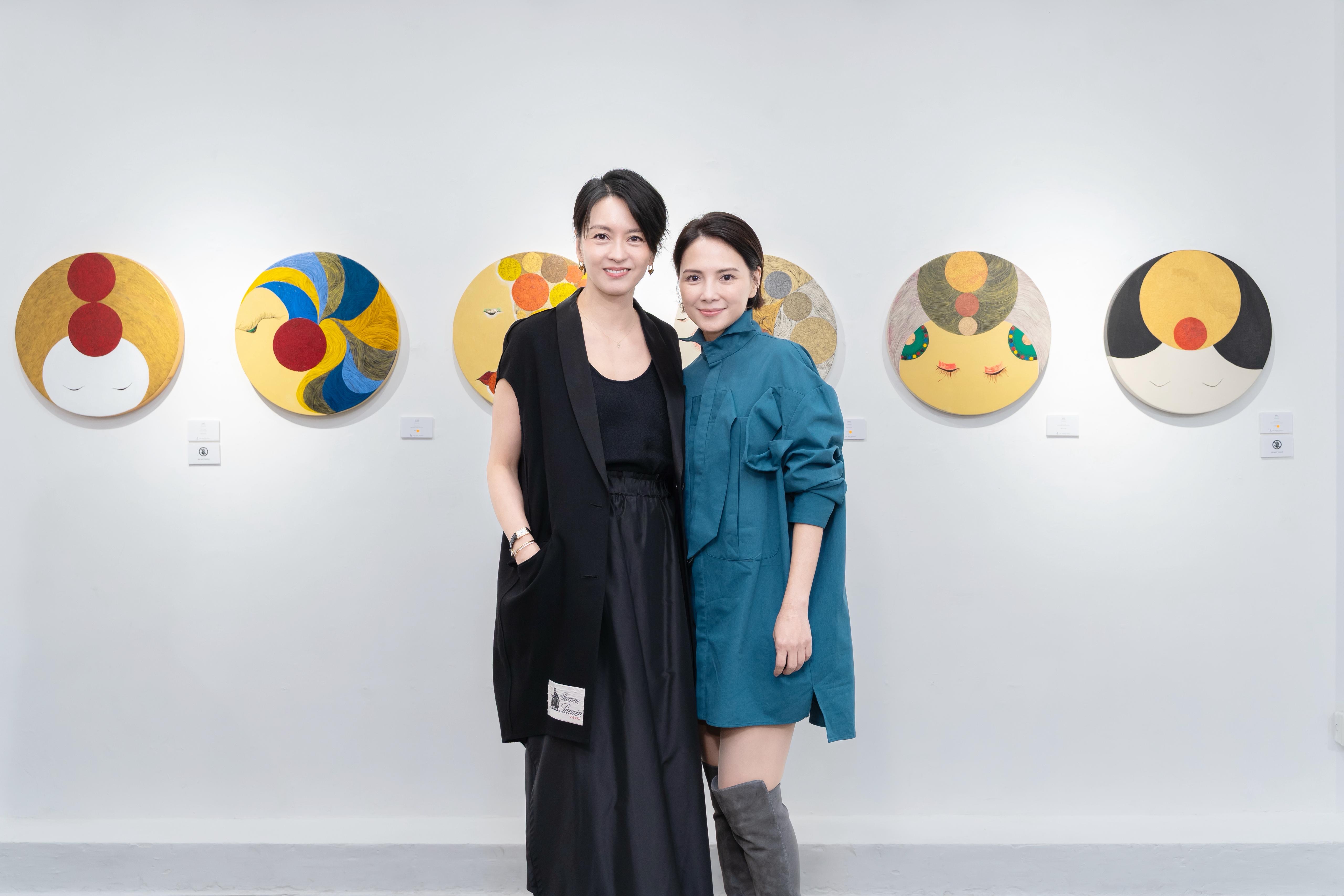 金馬影后李心潔跨界開畫展　梁詠琪力挺一口氣買4幅