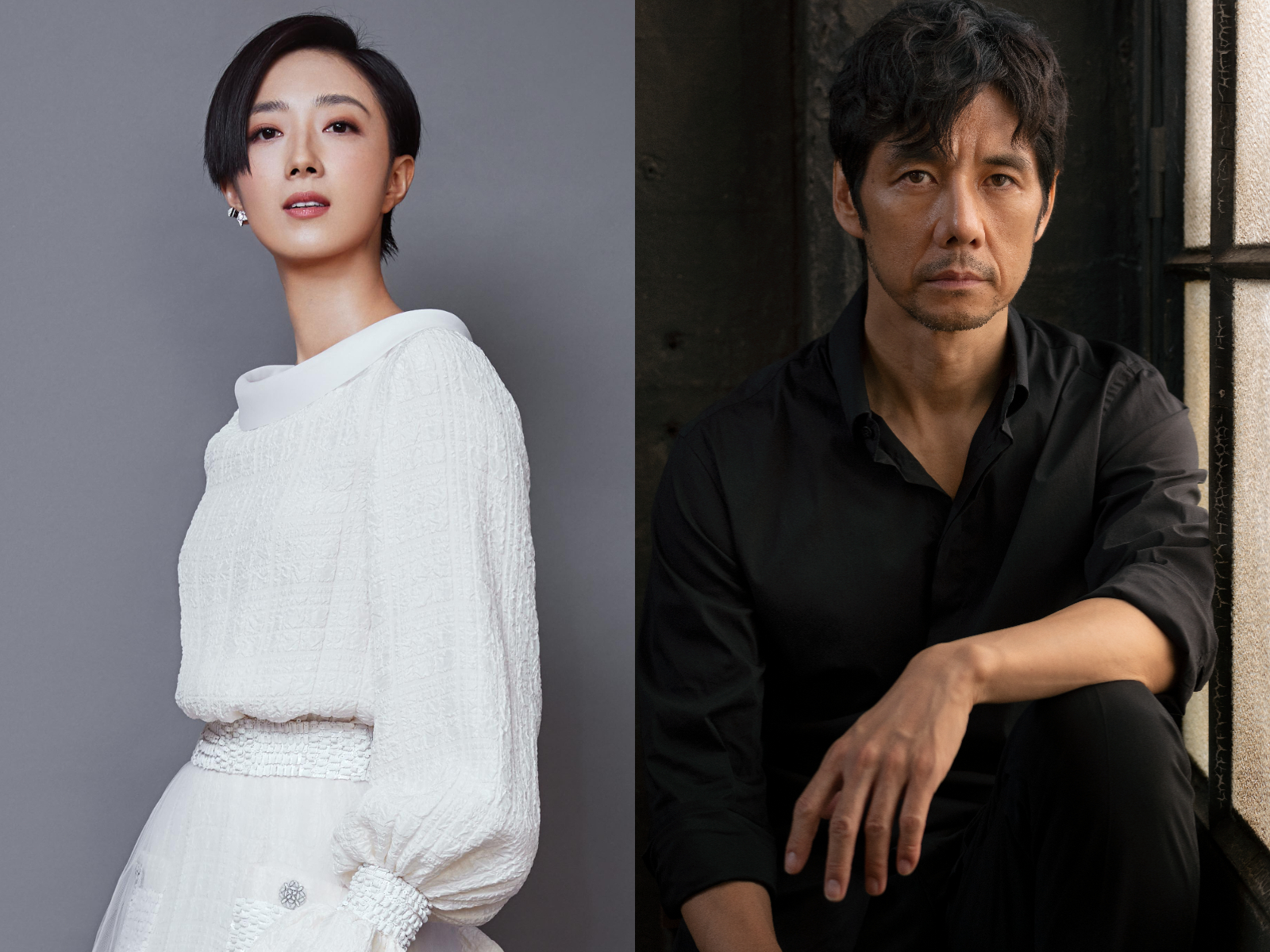 桂綸鎂(左圖)與西島秀俊(右圖)將一同頒獎。(圖/金馬執委會提供)