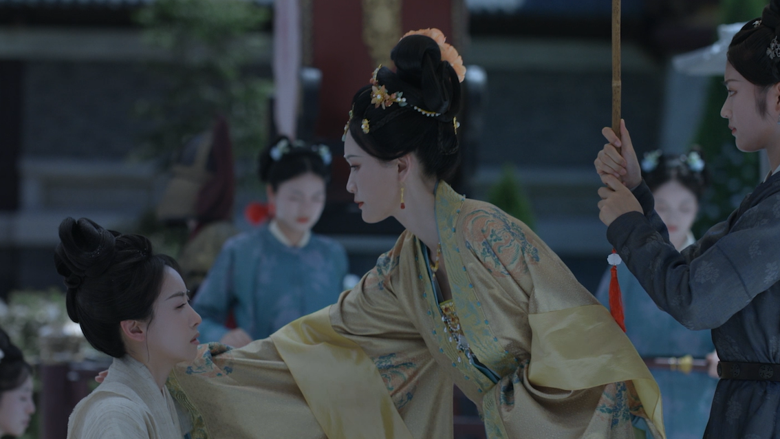 台灣女星陳喬恩在《山河枕》飾演霸氣十足的長公主。（圖／Disney+提供）