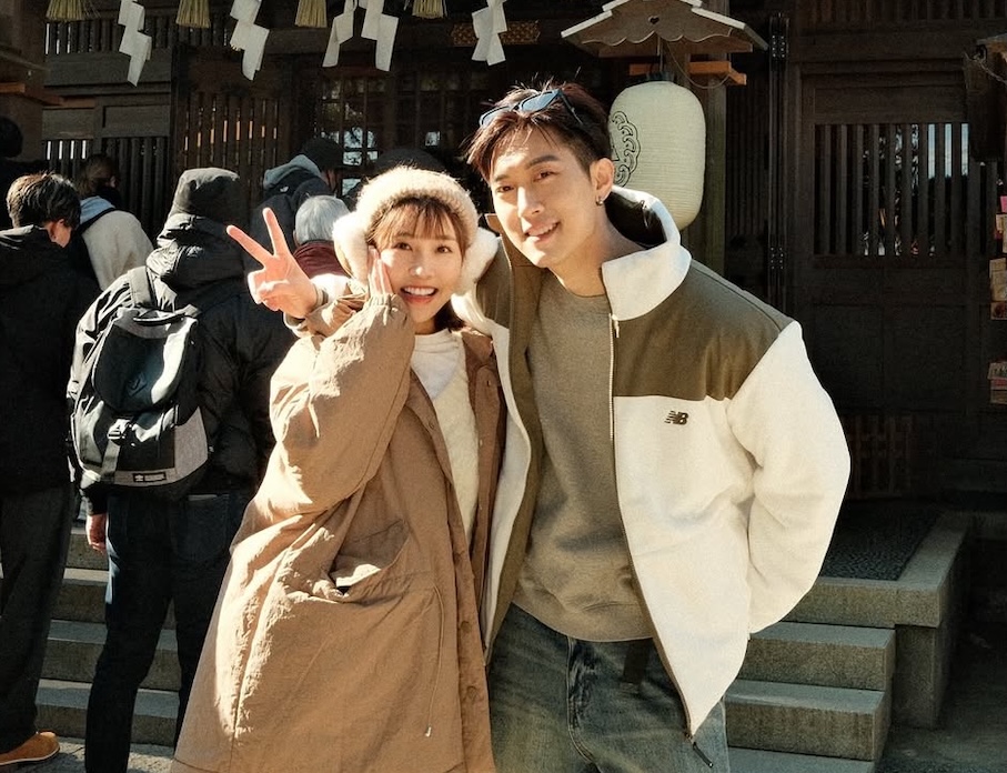 范姜彥豐(右)和粿粿情已逝。(圖/翻攝粿粿IG)