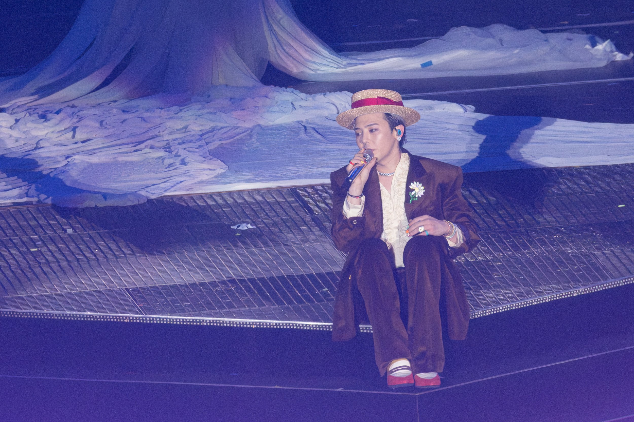 GD感性感謝粉絲的支持。(圖/讀者提供)