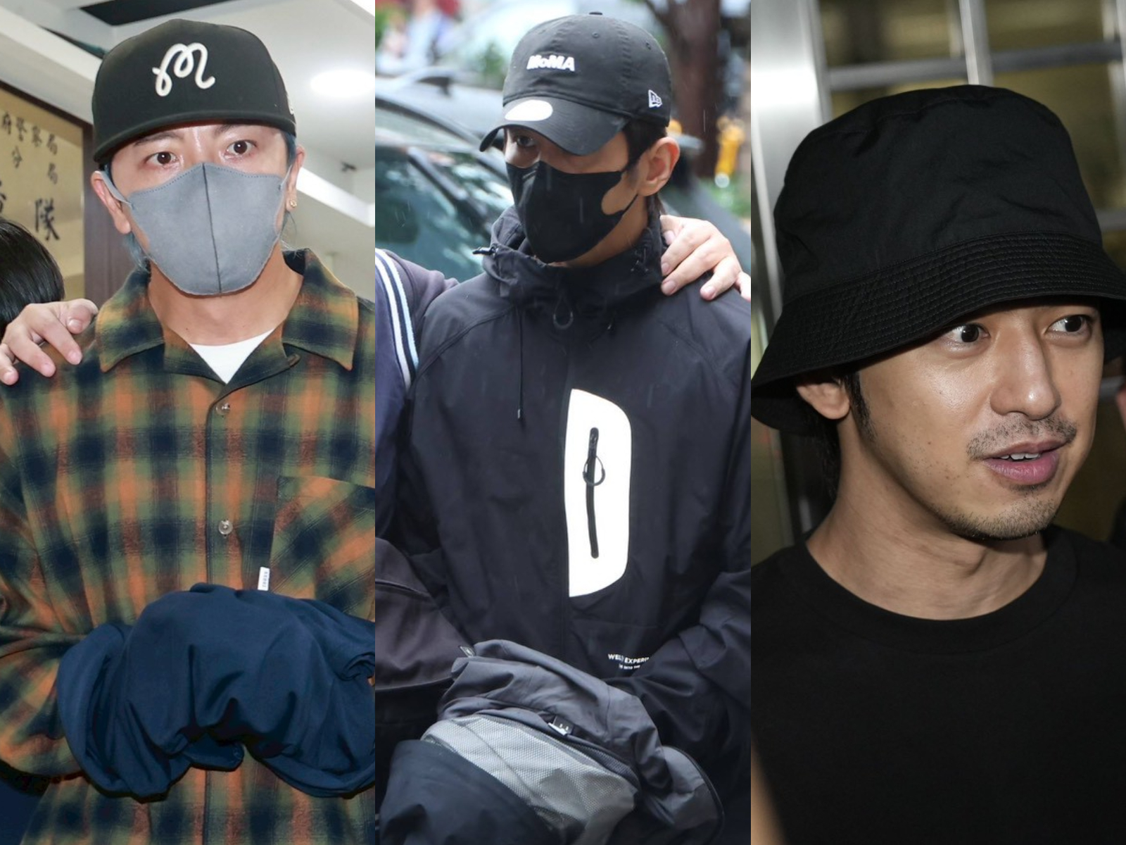 坤達(左圖起)、修杰楷、陳柏霖都被起訴了。(圖/資料照)