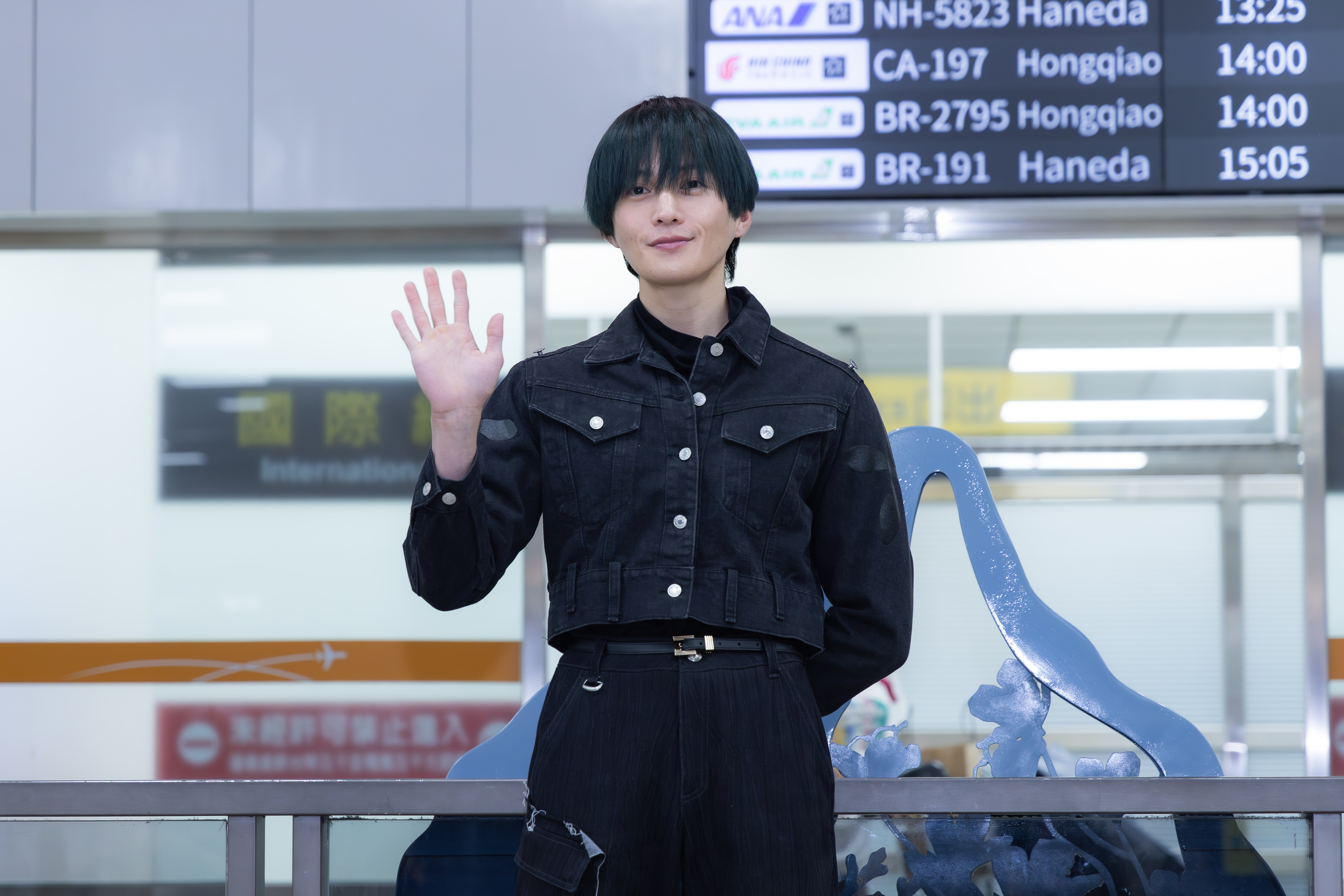 八木勇征來台吸引超過400名粉絲接機。(圖/COME ON JKSSP提供)