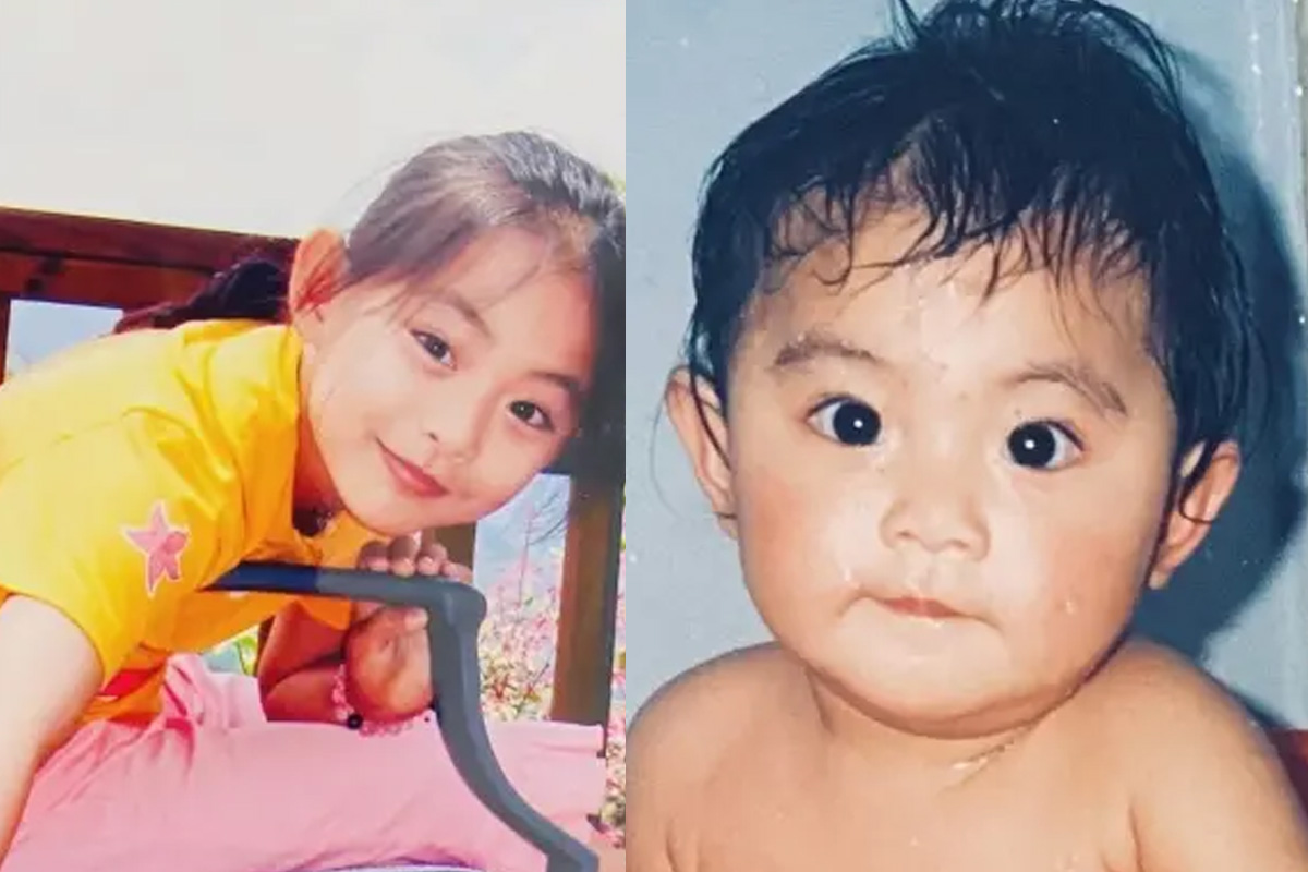 周子瑜童年照。(圖/翻攝IG)