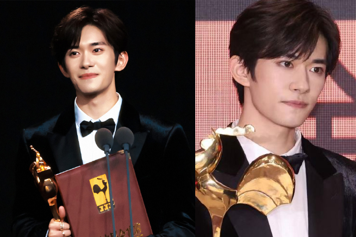 易烊千璽奪金雞獎影帝。(圖/翻攝微博)