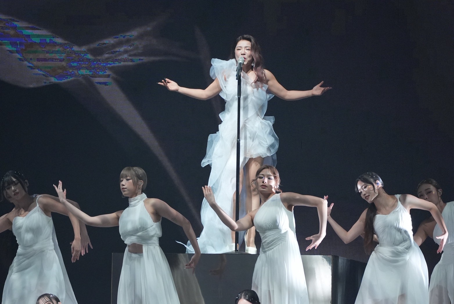 丁噹小巨蛋演唱會《夜遊 A Night Tour》來到第二天。(圖/記者許方正攝)