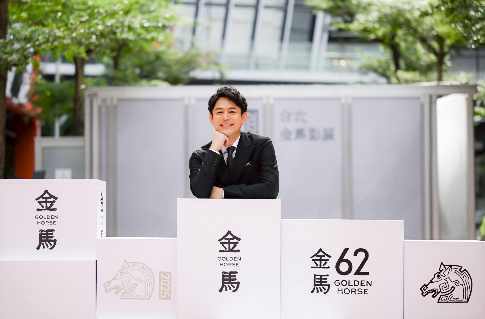 妻夫木聰表示來台灣就有種熟悉的感覺。(圖/金馬執委會提供)