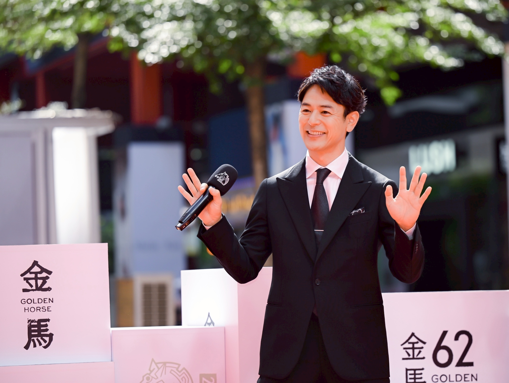 妻夫木聰大讚台灣街景很有魅力。(圖/金馬執委會提供)