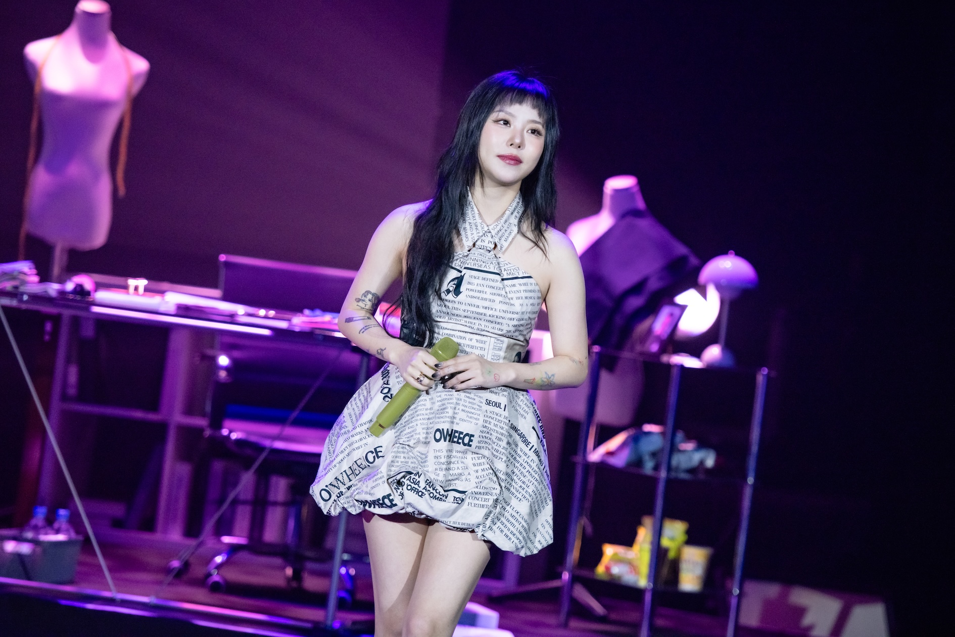 MAMAMOO成員輝人舉辦個人首次 FAN-CON巡迴,臺北國際會議中心開唱。(圖/希林國際提供)