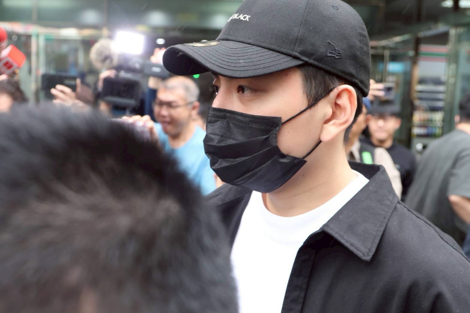 王大陸18日出庭當庭認罪。(圖/記者王人傑提供)