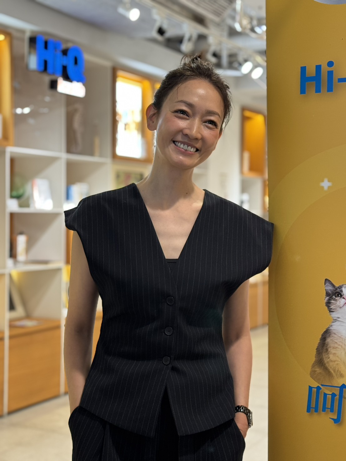 潘慧如目前是寵物旅館的主理人。（圖／記者蕭宇涵攝）